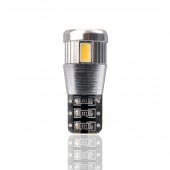 T10 W5W 12V W2,1x9,5d LED 6xSMD5730 ΛΕΥΚΟ (ΚΑΡΦΩΤΟ CAN-BUS) 2ΤΕΜ. M-TECH Χωρίς Κάλυκα americat.gr