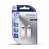 ΛΑΜΠΑΚΙΑ ΠΛΑΦΟΝΙΕΡΑΣ C5W/C10W 39mm SV8.5 12V 170lm 2x2835SMD LED DIODA PREMIUM CAN-BUS ΛΕΥΚΟ 2ΤΕΜ. Πλαφονιέρας americat.gr