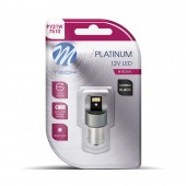 P21W 12/24V BA15s 6xSMD3020 CAN-BUS ΠΟΡΤΟΚΑΛΙ LIMITED BLACK BLISTER M-TECH - 1 ΤΕΜ Με Κάλυκα americat.gr