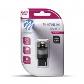 WY21W (T20) 12/24V W3x16d 6xSMD3020 CAN-BUS ΠΟΡΤΟΚΑΛΙ LIMITED BLACK BLISTER M-TECH - 1 Τεμ. Με Κάλυκα americat.gr