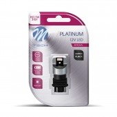 P27/7W 3157 12/24V W2.5x16d 6xSMD3020 CAN-BUS ΚΟΚΚΙΝΟ LIMITED BLACK BLISTER M-TECH - 1 Τεμ. Με Κάλυκα americat.gr