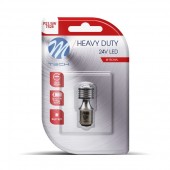 P21/5W 24V BAY15d 4xHP LED CAN-BUS ΛΕΥΚΟ HEAVY DUTY BLISTER M-TECH - 1 Τεμ. Με Κάλυκα americat.gr