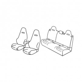 Lampa - Καλύμματα Καθισμάτων Superior για Mercedes Benz A-Class (W176) 10/2012 > 09/2015 5πορτο / Hatchback για Επιβατικά Αυτοκίνητα - 1 σετ (L.QF24005E) Ολοκληρωμένα σετ Καλυμμάτων americat.gr