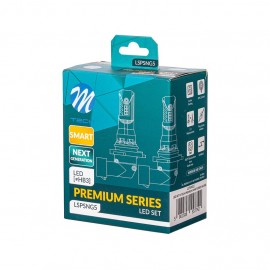 M-Tech - Λάμπες LED HB3 τύπου Premium Smart Next Generation Series με Canbus και CSP3570, τάση λειτουργίας 12V, ισχύ έως 35W, φωτεινότητα έως 5000lm και χρώμα 6000K, για φανάρια με προτζέκτορα - 2 τεμ. (LSPSNG5/MT) Λάμπες americat.gr