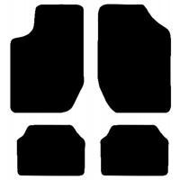 Race Axion - Πατάκια Για Επιβατικά Αυτοκίνητα τύπου Type F υλικό Μοκέτα χρώμα Black - 4 τεμ. (MAT.F7006-RX) Πατάκια Hμι-Συμβατά americat.gr