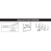 ΚΙΤ ΤΟΠΟΘΕΤΗΣΗΣ ΜΠΑΓΚΑΖΙΕΡΑΣ "U" 80MM MENABO Αξεσουάρ Για Μπάρες Οροφής americat.gr