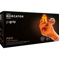 Amio - ΓΑΝΤΙΑ ΝΙΤΡΙΛΙΟΥ MERCATOR GOGRIP ΣΕ ΠΟΡΤΟΚΑΛΙ ΧΡΩΜΑ MEDIUM (M) - 50 ΤΕΜ. (MER20335/AM) ΥΓΕΙΑ americat.gr