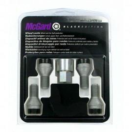 ΜΠΟΥΛΟΝΙΑ ΑΣΦΑΛΕΙΑΣ 12x1,25 22mm (19) ΚΩΝΙΚΑ ΜΑΥΡΑ A050 Αντικλεπτικά Μπουλόνια americat.gr