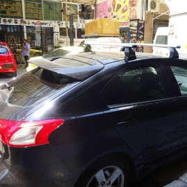 KIT ΜΕ ΜΠΑΡΕΣ ΟΡΟΦΗΣ ΓΙΑ MITSUBISHI LANCER 4D / 5D 07/2008+ ΑΛΟΥΜΙΝΙΟΥ TEMA MENABO (AL1-3360-FIX501FP)-2 ΤΕΜ. Mitsubishi americat.gr