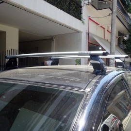 KIT ΜΕ ΜΠΑΡΕΣ ΟΡΟΦΗΣ ΓΙΑ MITSUBISHI LANCER 4D / 5D 07/2008+ ΑΛΟΥΜΙΝΙΟΥ TEMA MENABO (AL1-3360-FIX501FP)-2 ΤΕΜ. Mitsubishi americat.gr