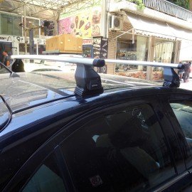 KIT ΜΕ ΜΠΑΡΕΣ ΟΡΟΦΗΣ ΓΙΑ MITSUBISHI LANCER 4D / 5D 07/2008+ ΑΛΟΥΜΙΝΙΟΥ TEMA MENABO (AL1-3360-FIX501FP)-2 ΤΕΜ. Mitsubishi americat.gr