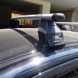 KIT ΜΕ ΜΠΑΡΕΣ ΟΡΟΦΗΣ ΓΙΑ MITSUBISHI LANCER 4D / 5D 07/2008+ ΑΛΟΥΜΙΝΙΟΥ TEMA MENABO (AL1-3360-FIX501FP)-2 ΤΕΜ. Mitsubishi americat.gr