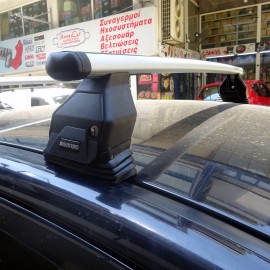KIT ΜΕ ΜΠΑΡΕΣ ΟΡΟΦΗΣ ΓΙΑ MITSUBISHI LANCER 4D / 5D 07/2008+ ΑΛΟΥΜΙΝΙΟΥ TEMA MENABO (AL1-3360-FIX501FP)-2 ΤΕΜ. Mitsubishi americat.gr