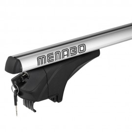 MENABO ΜΠΑΡΕΣ ΑΛΟΥΜΙΝΙΟΥ ARIEM 118.5 cm ΣΕ ΑΣΗΜΙ ΧΡΩΜΑ ΓΙΑ Audi A3 (8VA) Sportback 5 doors 2013> ΜΕ FLUSH ή RAISED RAILS - 2 ΤΕΜ. (14700/MB) Μπάρες Αλουμινίου americat.gr