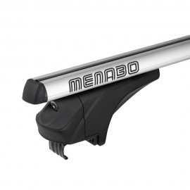 MENABO ΜΠΑΡΕΣ ΑΛΟΥΜΙΝΙΟΥ ARIEM 118.5 cm ΣΕ ΑΣΗΜΙ ΧΡΩΜΑ ΓΙΑ Audi A3 (8VA) Sportback 5 doors 2013> ΜΕ FLUSH ή RAISED RAILS - 2 ΤΕΜ. (14700/MB) Μπάρες Αλουμινίου americat.gr