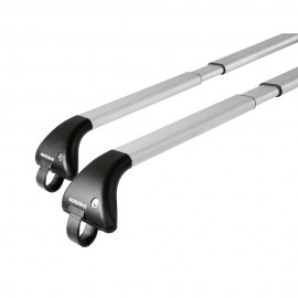 Nordrive - Μπάρα Snap-Fit αλουμινίου τηλεσκοπική 100>136cm με κλειδί πλήρες σετ με πόδια τύπου SW - 2 τεμ. (N15013) Μπάρες Αλουμινίου americat.gr