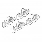 ΑΚΡΑ ΓΙΑ ΜΠΑΡΕΣ NORDRIVE ΓΙΑ HONDA CR-V 04/02-12/06 KIT Άκρα για Μπάρες americat.gr