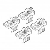 ΑΚΡΑ ΓΙΑ ΜΠΑΡΕΣ NORDRIVE ΓΙΑ HONDA JAZZ 01/02-09/08 KIT Άκρα για Μπάρες americat.gr