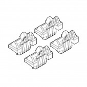 ΑΚΡΑ ΓΙΑ ΜΠΑΡΕΣ NORDRIVE ΓΙΑ VW GOLF 5 3D/5D-GOLF 6 3D/5D KIT Άκρα για Μπάρες americat.gr