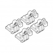 ΑΚΡΑ ΓΙΑ ΜΠΑΡΕΣ NORDRIVE ΓΙΑ TOYOTA YARIS 5D 01/06-09/11 KIT Άκρα για Μπάρες americat.gr