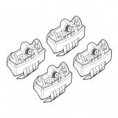 ΑΚΡΑ ΓΙΑ ΜΠΑΡΕΣ NORDRIVE ΓΙΑ FIAT 500 07/07+ KIT Άκρα για Μπάρες americat.gr