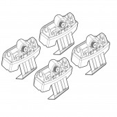 ΑΚΡΑ ΓΙΑ ΜΠΑΡΕΣ NORDRIVE ΓΙΑ VW POLO 5D 09/09+ KIT Άκρα για Μπάρες americat.gr