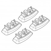 ΑΚΡΑ ΓΙΑ ΜΠΑΡΕΣ NORDRIVE ΓΙΑ OPEL MERIVA 05/10+ KIT Άκρα για Μπάρες americat.gr