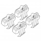 ΑΚΡΑ ΓΙΑ ΜΠΑΡΕΣ NORDRIVE ΓΙΑ SEAT IBIZA 5D 06/08+ KIT Άκρα για Μπάρες americat.gr