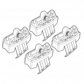 ΑΚΡΑ ΓΙΑ ΜΠΑΡΕΣ NORDRIVE ΓΙΑ NISSAN QASHQAI 02/14+ KIT Άκρα για Μπάρες americat.gr