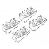 ΑΚΡΑ ΓΙΑ ΜΠΑΡΕΣ NORDRIVE ΓΙΑ OPEL CORSA E 3D/5D 12/14+ KIT Άκρα για Μπάρες americat.gr