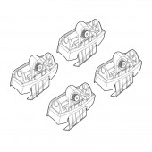 ΑΚΡΑ ΓΙΑ ΜΠΑΡΕΣ NORDRIVE ΓΙΑ MAZDA 2 5D 03/15+ KIT Άκρα για Μπάρες americat.gr