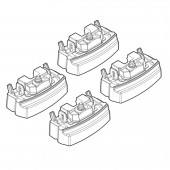ΑΚΡΑ ΓΙΑ ΜΠΑΡΕΣ NORDRIVE ΓΙΑ MERCEDES CLA C117 4D 02/13+ KIT Άκρα για Μπάρες americat.gr