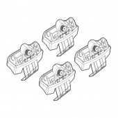 ΑΚΡΑ ΓΙΑ ΜΠΑΡΕΣ NORDRIVE ΓΙΑ MAZDA CX-5 06/17+ KIT Άκρα για Μπάρες americat.gr