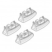ΑΚΡΑ ΓΙΑ ΜΠΑΡΕΣ NORDRIVE ΓΙΑ MERCEDES A-CLASS W177 06/18+ KIT Άκρα για Μπάρες americat.gr