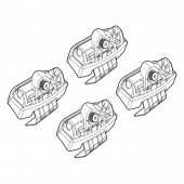 ΑΚΡΑ ΓΙΑ ΜΠΑΡΕΣ NORDRIVE ΓΙΑ AUDI A1 5D SPORTBACK 11/18+ KIT Άκρα για Μπάρες americat.gr