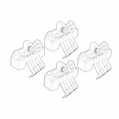 ΑΚΡΑ ΓΙΑ ΜΠΑΡΕΣ NORDRIVE ΓΙΑ MAZDA 2 5D 12/2021+ ΥΒΡΙΔΙΚΟ (HYBRID) / TOYOTA YARIS 5D 09/2020+ Άκρα για Μπάρες americat.gr