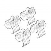 ΑΚΡΑ ΓΙΑ ΜΠΑΡΕΣ NORDRIVE ΓΙΑ JEEP AVENGER 12/2022+ - 4 τεμ. Άκρα για Μπάρες americat.gr