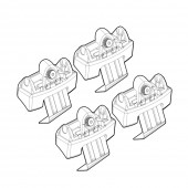 ΑΚΡΑ ΓΙΑ ΜΠΑΡΕΣ NORDRIVE ΓΙΑ MAZDA CX-60 2022+ 5D - 4 τεμ. Άκρα για Μπάρες americat.gr