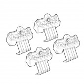 ΑΚΡΑ ΓΙΑ ΜΠΑΡΕΣ NORDRIVE ΓΙΑ TOYOTA C-HR 12/2023+ - 4 Τεμ. Άκρα για Μπάρες americat.gr