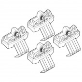 ΑΚΡΑ ΓΙΑ ΜΠΑΡΕΣ NORDRIVE ΓΙΑ LAND ROVER EVOQUE 01/2019+ Άκρα για Μπάρες americat.gr