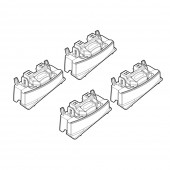 ΠΟΔΙΑ ΓΙΑ ΜΠΑΡΕΣ NORDRIVE ΓΙΑ TOYOTA RAV4 03/2019+ - 4 ΤΕΜ Άκρα για Μπάρες americat.gr