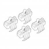 ΠΟΔΙΑ ΓΙΑ ΜΠΑΡΕΣ NORDRIVE ΓΙΑ CITROEN C3 04/2024+ / C3 AIRCROSS 08/2024+ / OPEL FRONTERA 09/24+ - 4 τεμ Άκρα για Μπάρες americat.gr