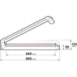 ΒΑΣΗ ΣΚΙ ΟΡΟΦΗΣ 6 ΖΕΥΓΑΡΙΑ ΣΚΙ /4 SNOWBOARD ΑΛΟΥΜΙΝΙΟΥ ΜΕ ΚΛΕΙΔΙ NORDIC-KING 80cm Μεταφορά Σκι & Canoe Kayak americat.gr