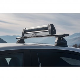 ΒΑΣΗ ΣΚΙ ΟΡΟΦΗΣ 6 ΖΕΥΓΑΡΙΑ ΣΚΙ /4 SNOWBOARD ΑΛΟΥΜΙΝΙΟΥ ΜΕ ΚΛΕΙΔΙ NORDIC-KING 80cm Μεταφορά Σκι & Canoe Kayak americat.gr