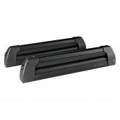 ΒΑΣΗ ΣΚΙ ΟΡΟΦΗΣ 4 ΖΕΥΓΑΡΙΑ ΣΚΙ/2 SNOWBOARD ΑΛΟΥΜΙΝΙΟΥ ΜΑΥΡΗ ΜΕ ΚΛΕΙΔΙ NORDIC-KING EVO NK-40 58cm Μεταφορά Σκι & Canoe Kayak americat.gr