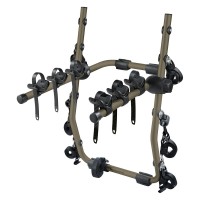 Nordrive - Βάση ποδηλάτου πορτ μπαγκάζ Nitto Limited Edition αλουμινίου/τιτανίου για 3 ποδήλατα (max 45kg) - 1 σετ (N50207) Βάσεις Πορτ Μπαγκάζ americat.gr