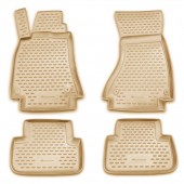 ΠΑΤΑΚΙΑ ΣΕ ΣΚΑΦΗ TPE ΛΑΣΤΙΧΟ ΓΙΑ AUDI A4 B8 2007-2015 ΣΕ ΜΠΕΖ ΧΡΩΜΑ NOVLINE - 4 ΤΕΜ. Audi americat.gr