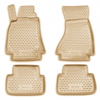 ΠΑΤΑΚΙΑ ΣΕ ΣΚΑΦΗ TPE ΛΑΣΤΙΧΟ ΓΙΑ AUDI A4 B8 2007-2015 ΣΕ ΜΠΕΖ ΧΡΩΜΑ NOVLINE - 4 ΤΕΜ. Audi americat.gr