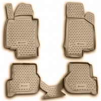 ΠΑΤΑΚΙΑ ΣΕ ΣΚΑΦΗ TPE ΛΑΣΤΙΧΟ ΓΙΑ SKODA OCTAVIA 03/2004-2013 ΣΕ ΜΠΕΖ ΧΡΩΜΑ NOVLINE - 4 ΤΕΜ. Skoda americat.gr