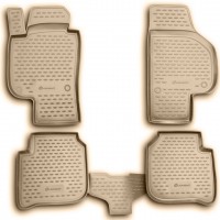 ΠΑΤΑΚΙΑ ΣΕ ΣΚΑΦΗ TPE ΛΑΣΤΙΧΟ ΓΙΑ SKODA SUPERB 02/2008-2015 ΣΕ ΜΠΕΖ ΧΡΩΜΑ NOVLINE - 4 ΤΕΜ. Skoda americat.gr